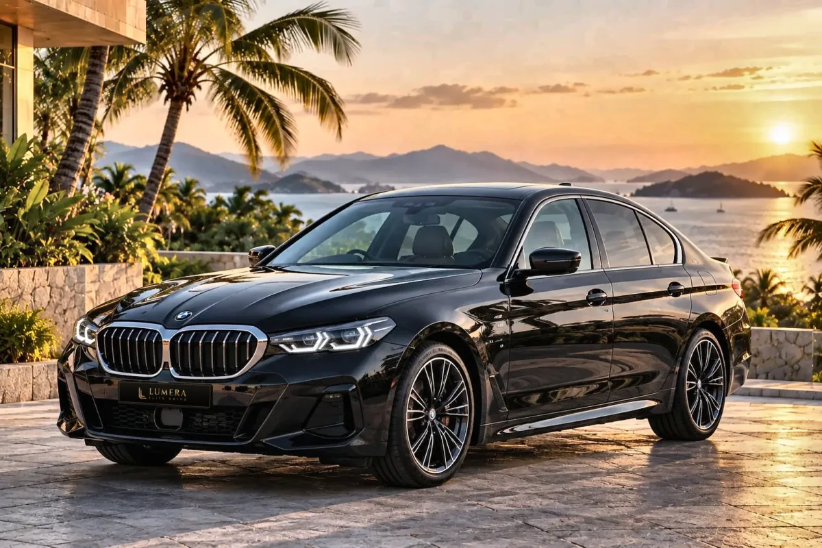 BMW 530e M Sport (2023, สีดำ)