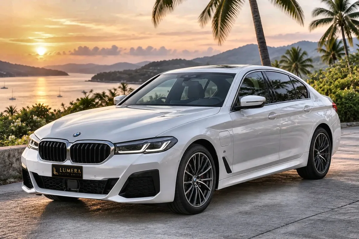 BMW 530e M Sport (2023, สีขาว)
